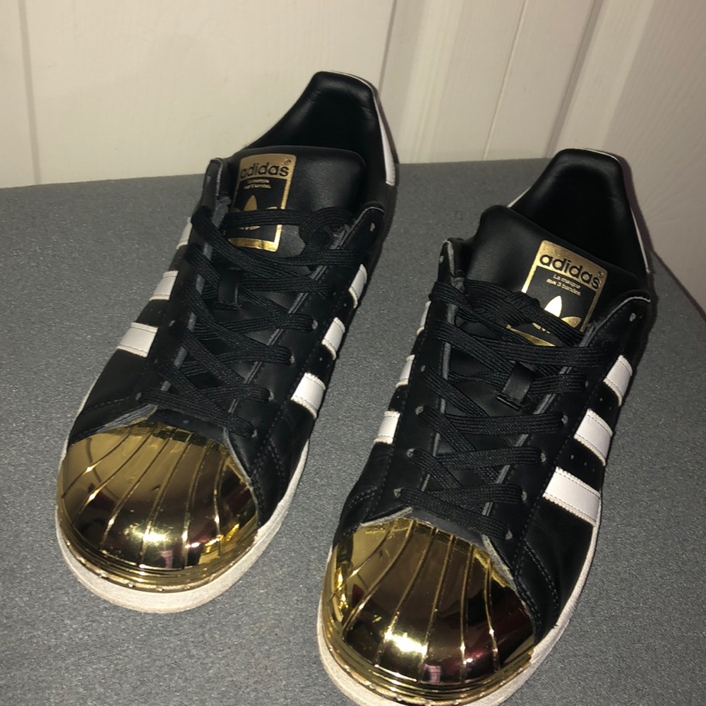 Gold Metal Toe Adidas SuperStar
